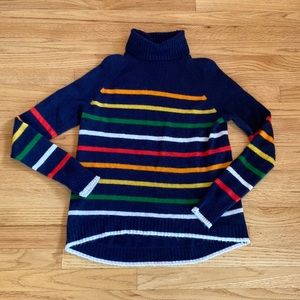 J. Crew rainbow striped sweater